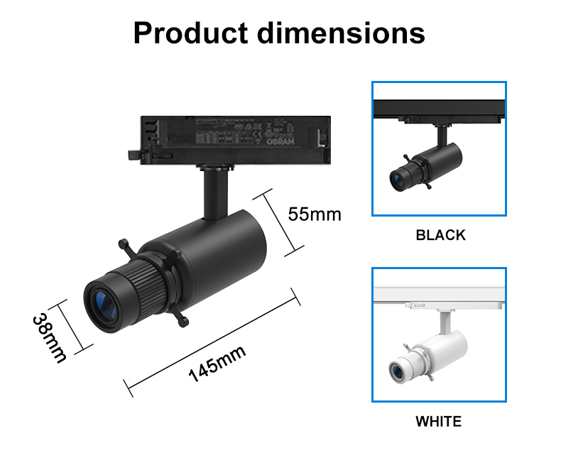 Led Contour Track Light SFC Series Led Contour Track Light 10-15W 24-32°/42°/55°-SHENZHEN GOSUN ...